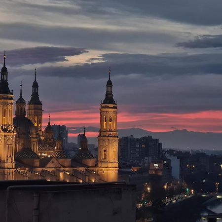 El Mirador Del Pilar - Parking Y Vistas A La Basilica Apartman Zaragoza Kültér fotó
